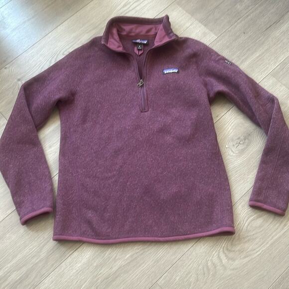 Patagonia Purple Quarter-Zip Fleece woman's Pullover sweater jacket - Picture 2 of 10